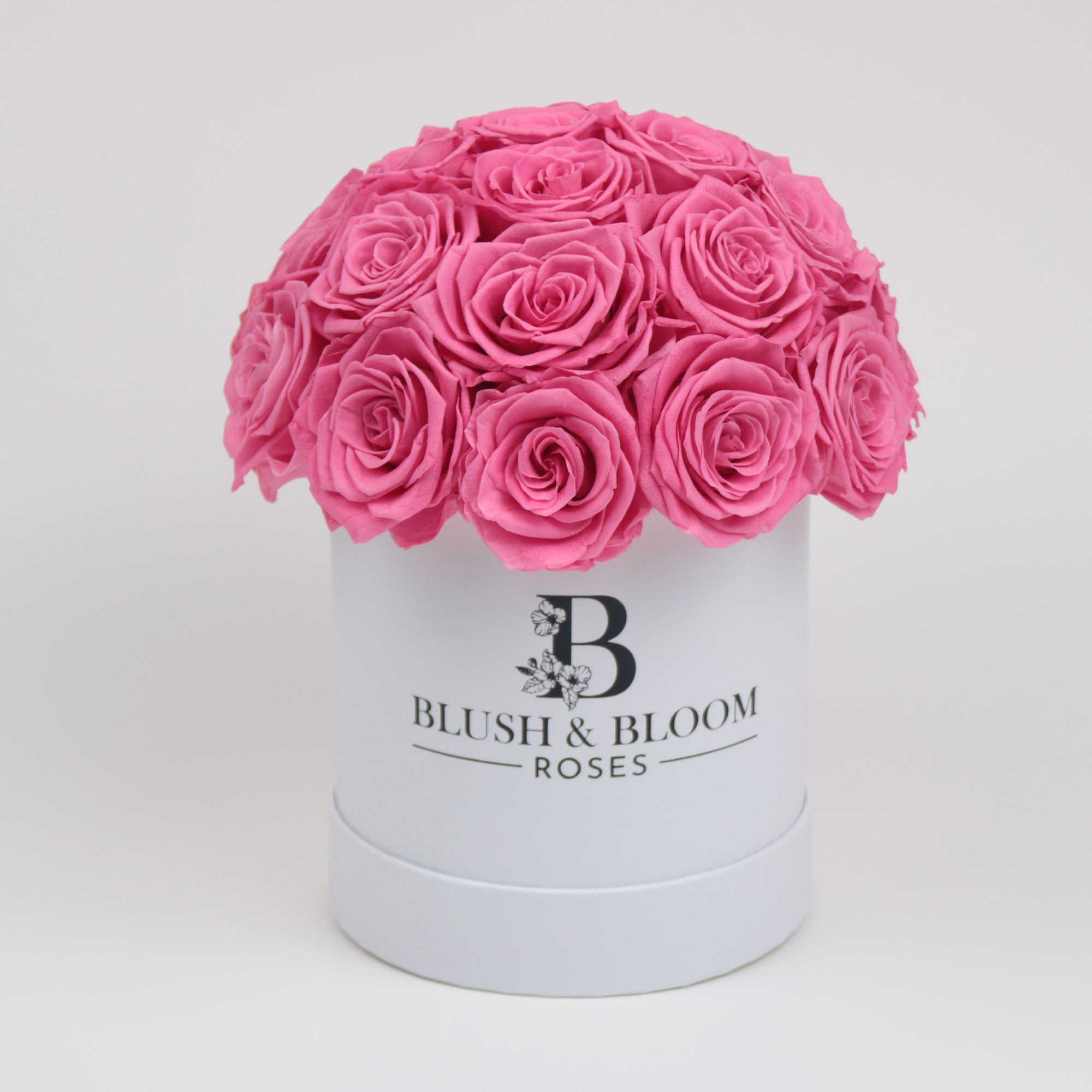 Forever Rosy| Pink Rose SuperDome White Box