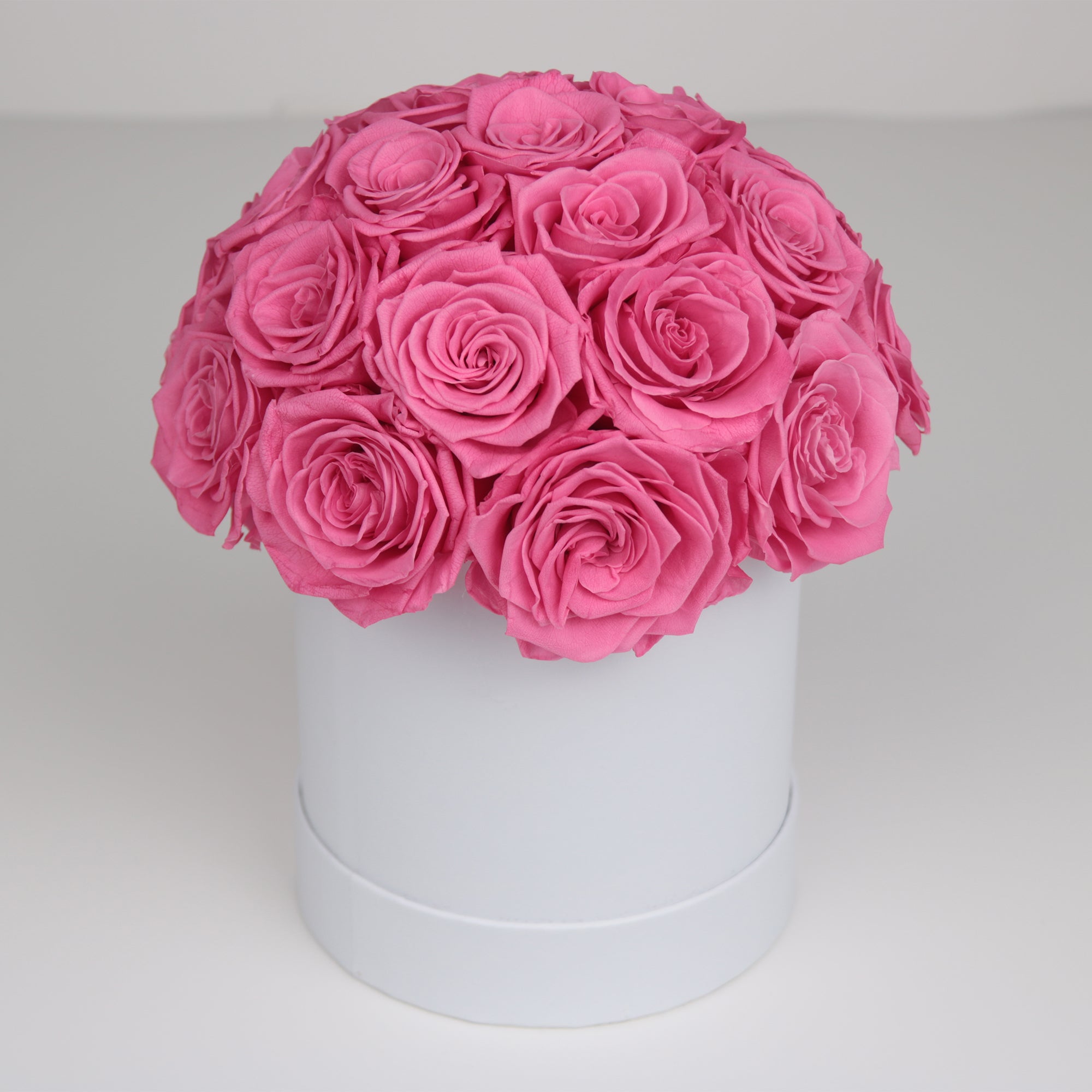 Forever Rosy| Pink Rose SuperDome White Box